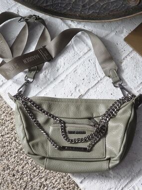 Steve Madden Sage Green Leather Crossbody Bag